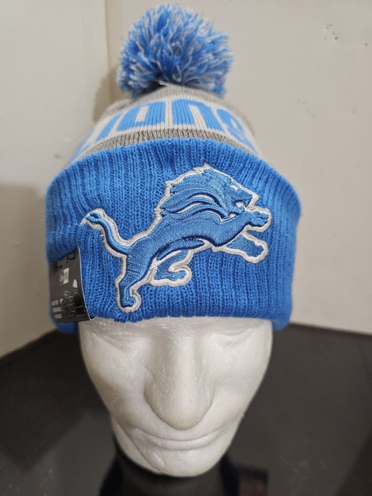 Detroit Lions π¦ New Era Pom Beanie