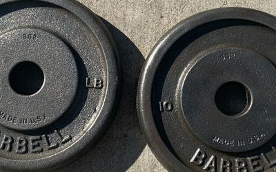 10 Pound Weight Plates Pair lb