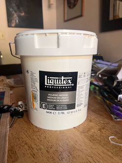 Liquitex Professional Pouring Medium – 1 Gallon (Almost Full)