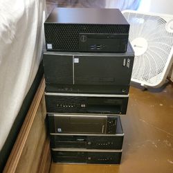 Lot of desktops, only missing RAM&hard Drive