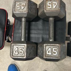 45lb Dumbbells 