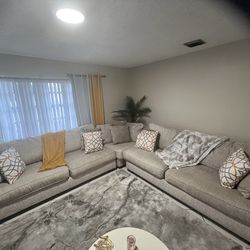 Oversize L shape sectional