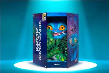 JAZWARES SDCC 2026 EXCLUSIVE K POP DEMON HUNTERS DERPY PLUSH DOLL FIGURE NEW Limited Out of 700