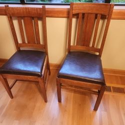 Antique Oak Chairs