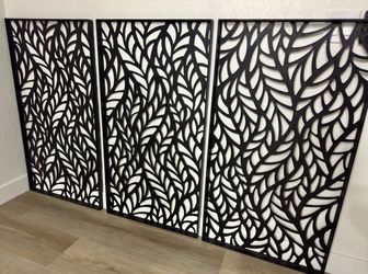 Decorative Privacy Screens (x3) — Never Used!