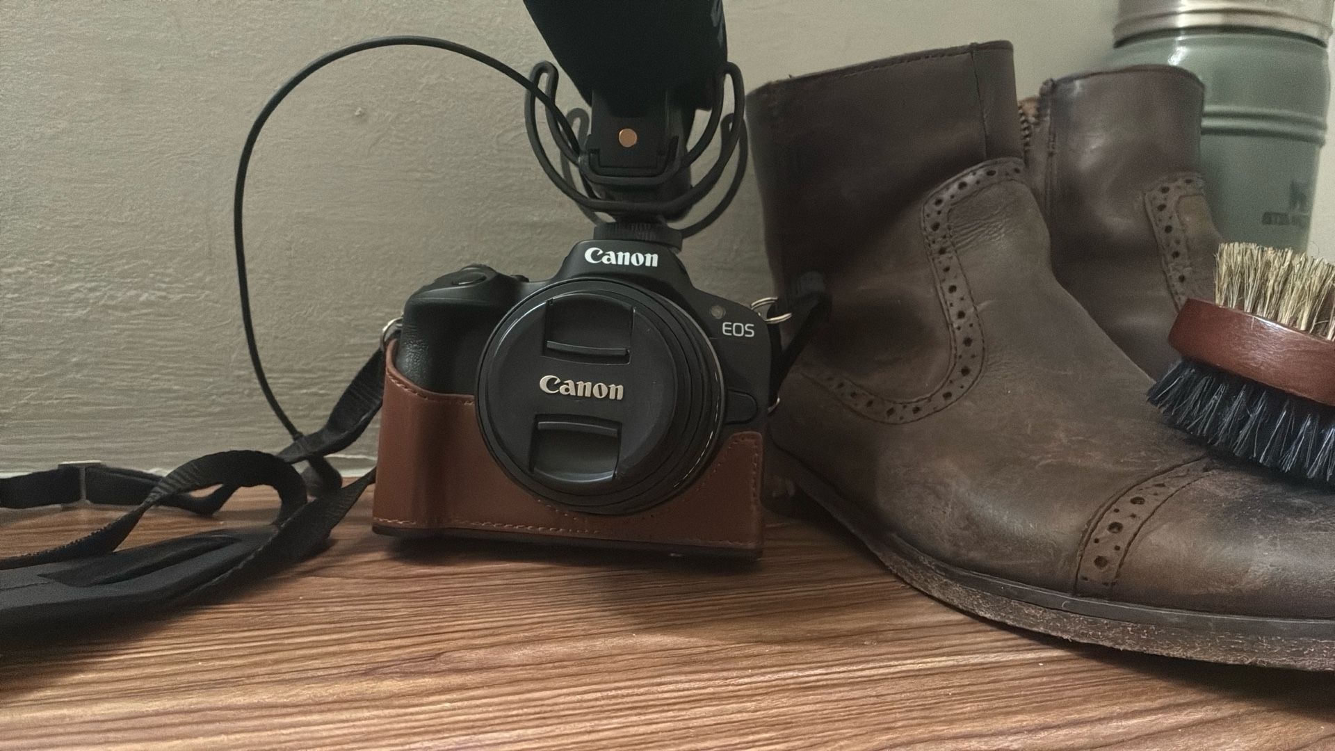 Canon R50 With Rhode Pro Mic