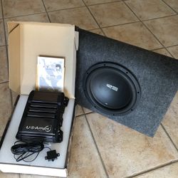 US Amp With Matching 12” Woofer In Ported Box