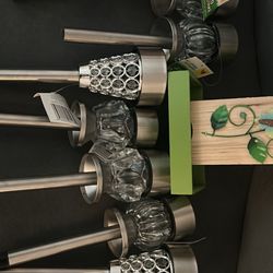 11 Solar Jeweled Lights And Birdhouse Brand New