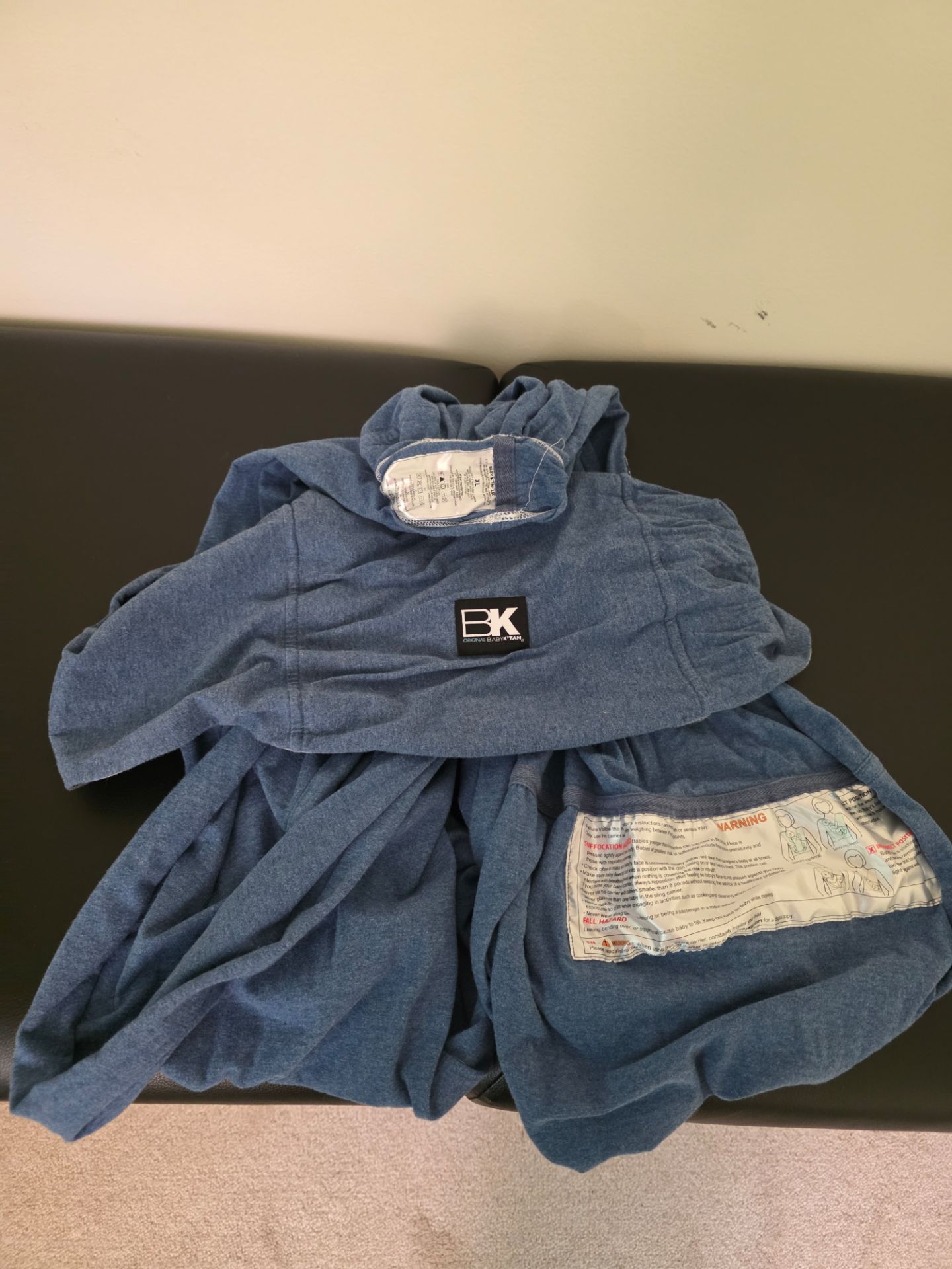 Baby K'tan blue XL baby sling carrier