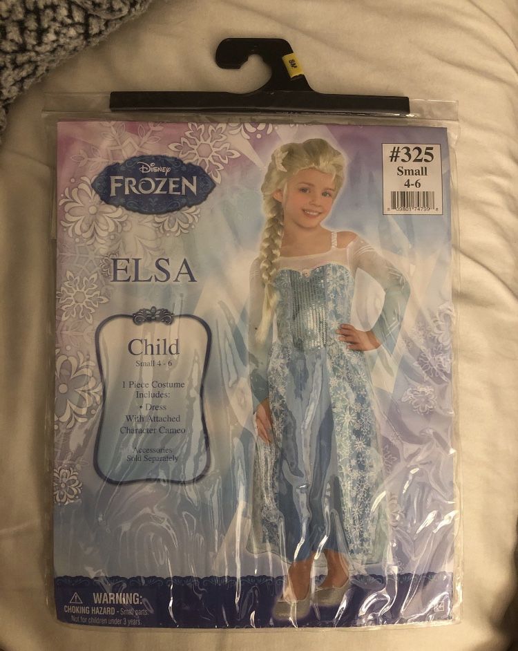 Disney Frozen ELSA costume Halloween Dress -up Cosplay