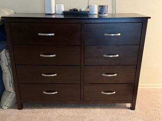 King bed frame and dresser