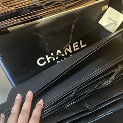 Luxury Shopping Bag Bundle Chanel LV Louis Vuitton Cartier And More
