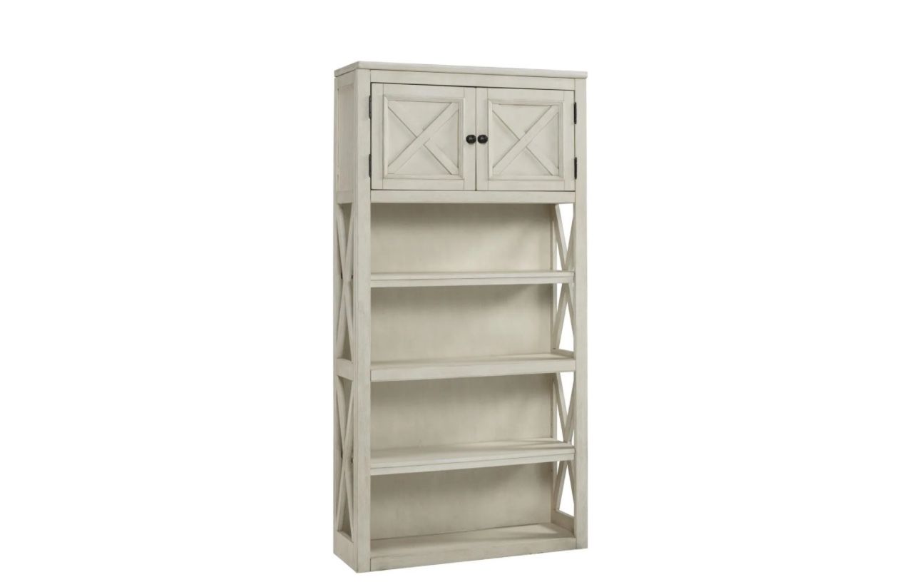 Bookcase - Signature Design by Ashley® Bolanburg Antique White 75" Bookcase