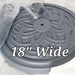 New in Box Umbrella Stand Resin 25 Lbs