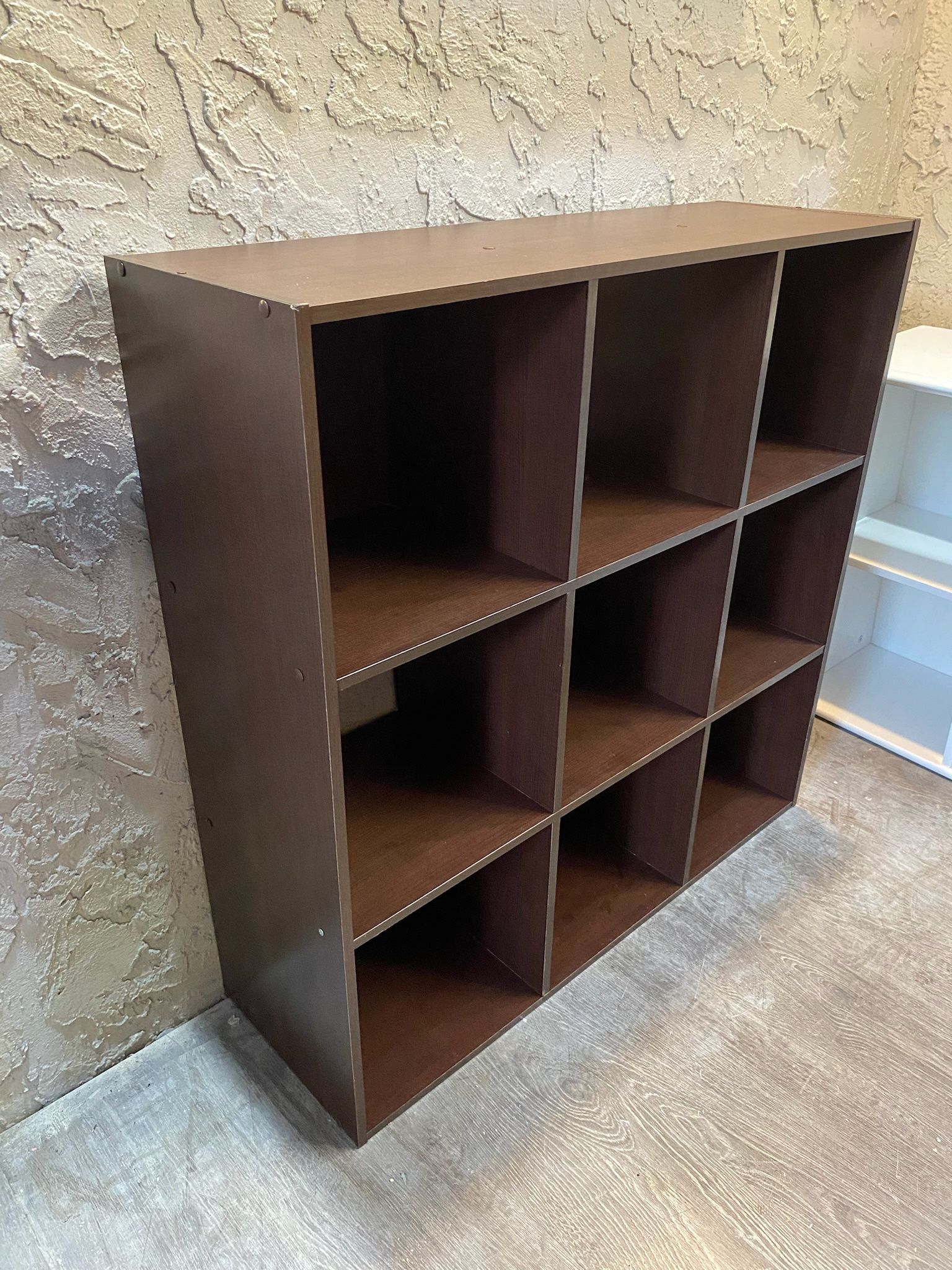 Brown Nine Cube Storage BookShelf Storage Organizer - Local Delivery for a Fee - See My Items 😃