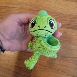 Disney Tangled Pascal Green Chameleon Plush Toy Bracelet