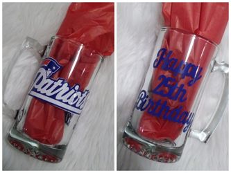 Customized beer mug