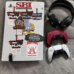 Ps5 2 Controllers Headset