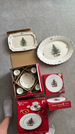 Christmas plates