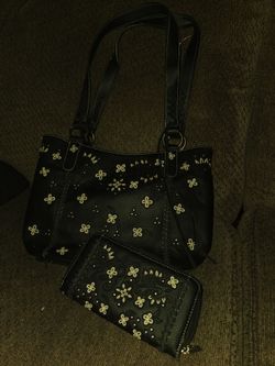 American Bling set (purse and wallet)