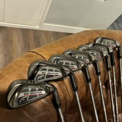 Callaway Big Bertha OS Irons, 4-PW, True temper Elevate Regular Shafts, Callaway Grips.  All Original.  Perfect Shape.  