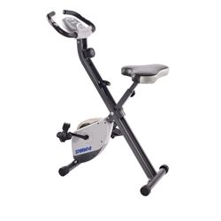 Stamina Cardio Exercise Bike with Heart Rate Sensors and Extra Wide Padded Seat, Folding Design for Storage - Exercise Bike