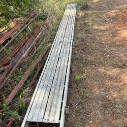 2ft x 24ft heavy duty aluminum walk board