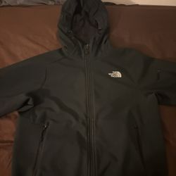 Black North Face Coat Size M.
