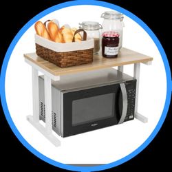 Farios Wooden Microwave Oven Rack, 