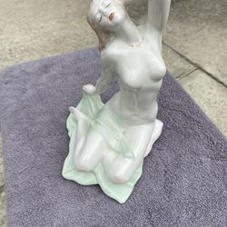 Antique Hungarian Porcelain Figurine