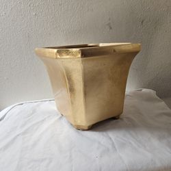 Home Interiors Gold  Pot Square