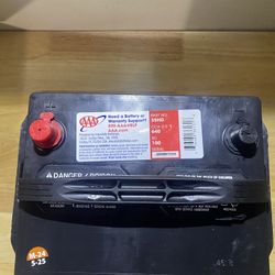 NAPA AAA CAR Battery Part No. 35HD CCA 640 RC 100 Serial J00000070234
