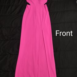 Xscape Hot Pink Dress