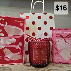Hero Cosmetics + holiday candle gift