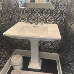 Kohler Pedestal Sink With Faucet