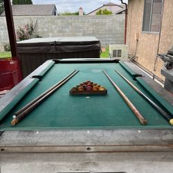Industrial Pool Table From Old Bar