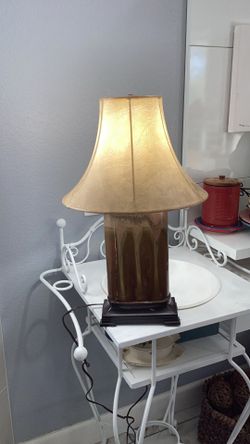 Brown Glass Lamp