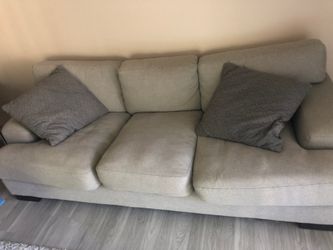 Beautiful grey sofa