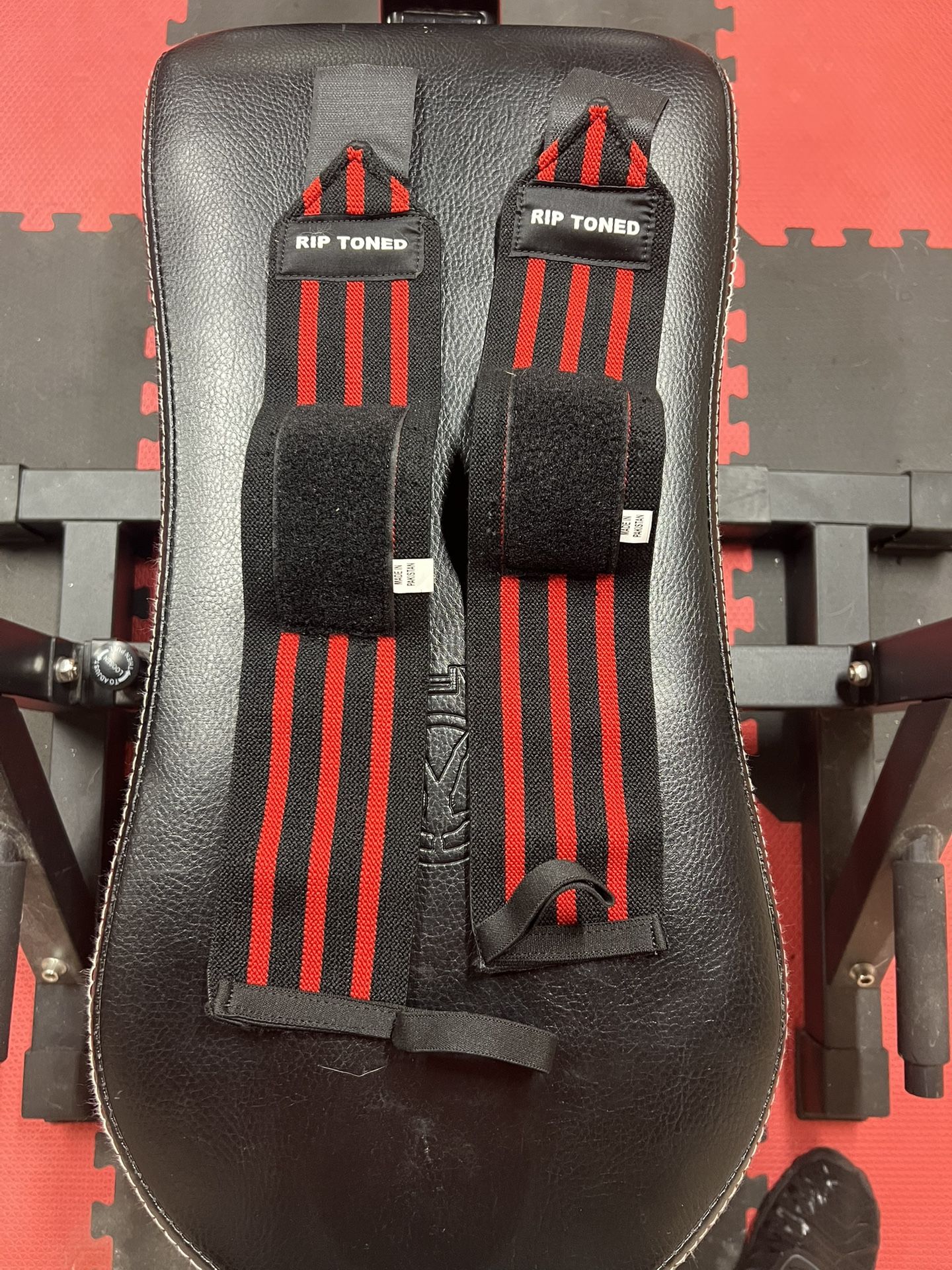 Black And Red Wrist Straps