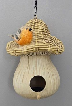 Garden Ceramic Bird House 