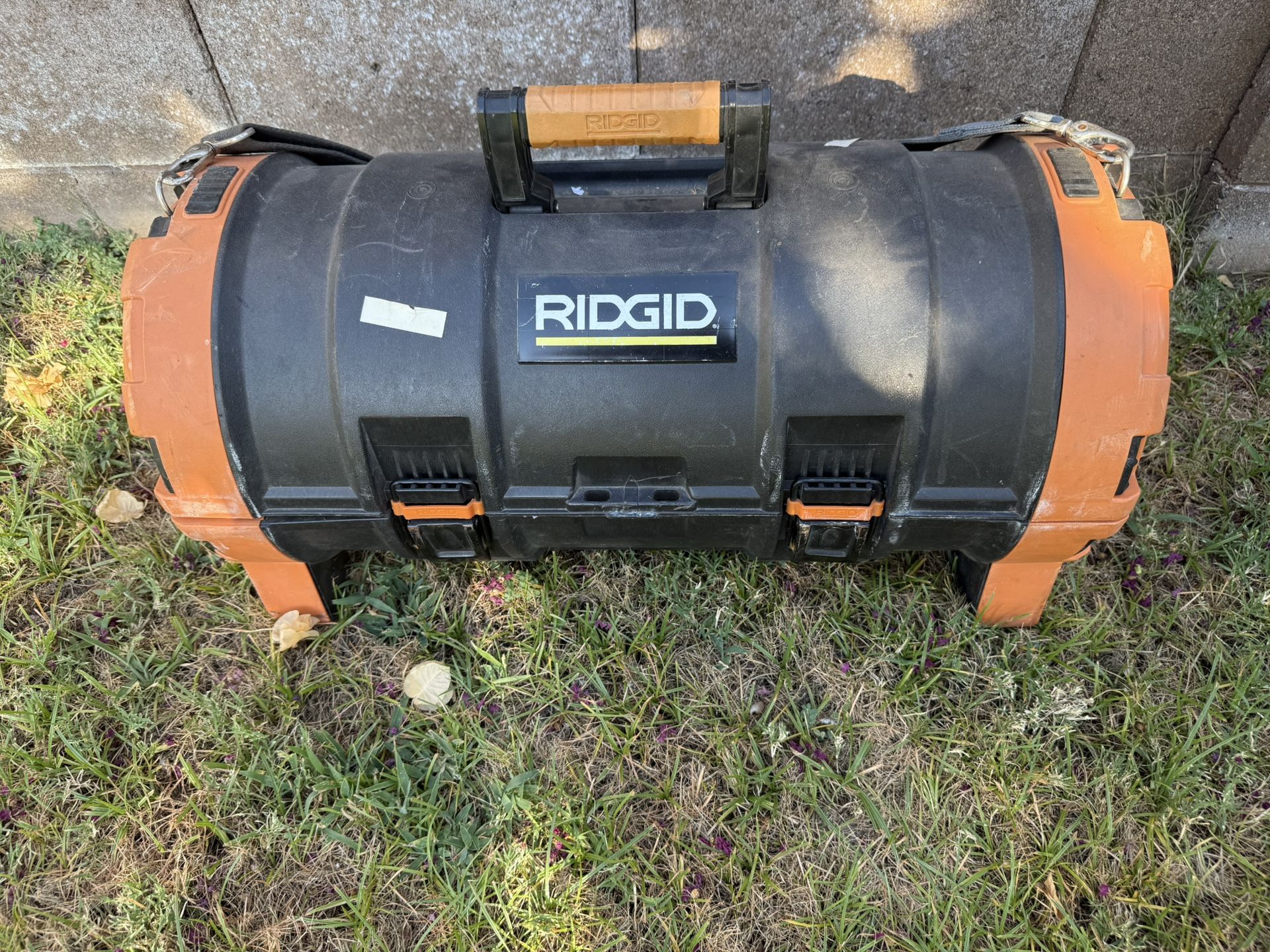 Dewalt Drill Rigid tool Box And All Items In Photo