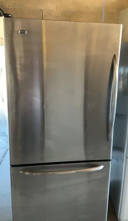 Maytag Bottom Freezer Stainless Steel Refrigerator Fridge

