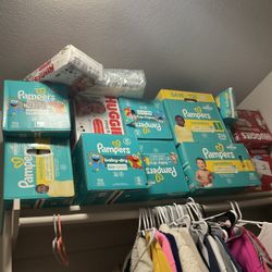 Variety Of Diapers 