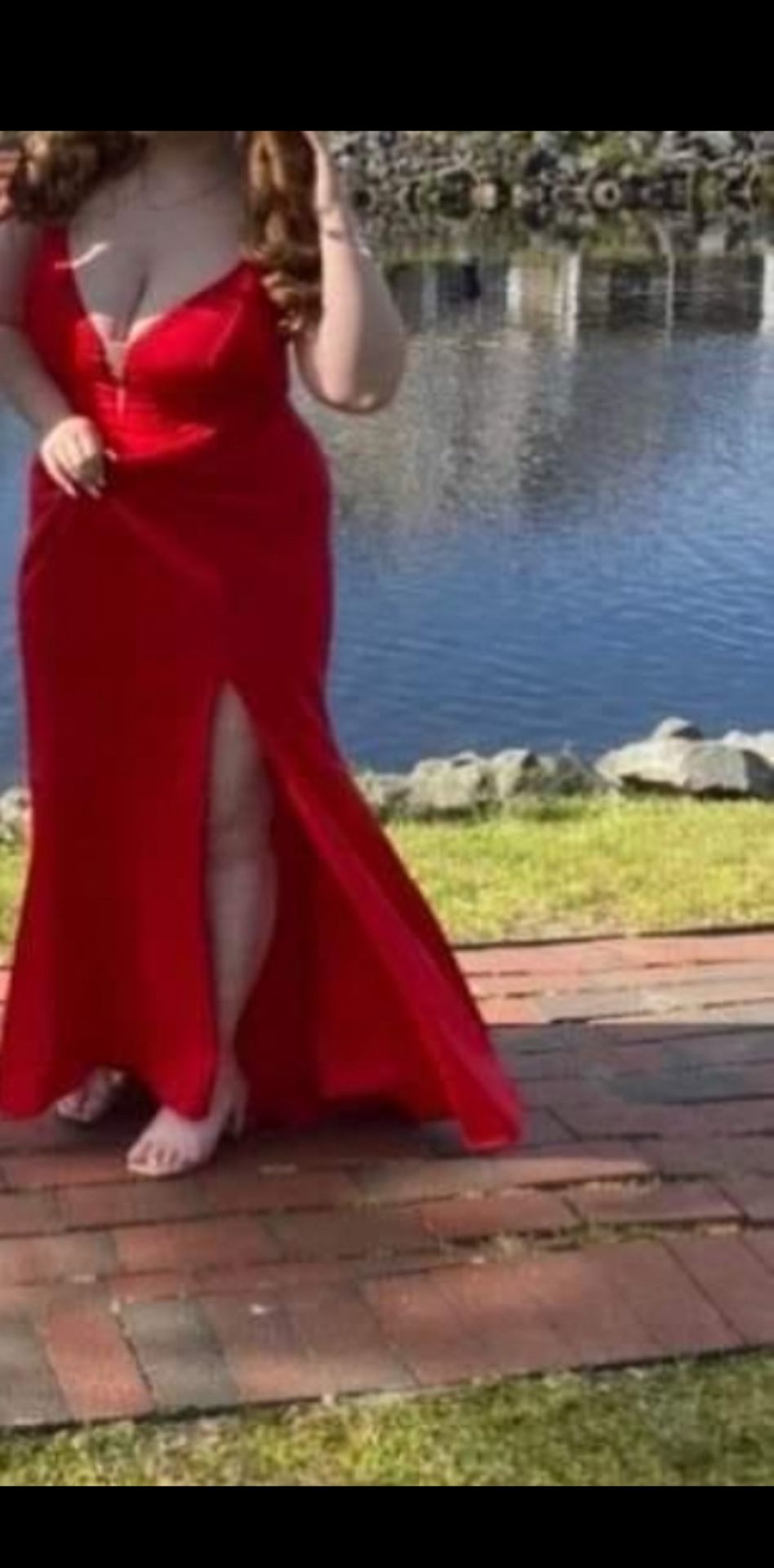 Red Prom Dress Size 16.