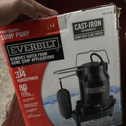 Evervilt Pro Snap Action Sump Pump 