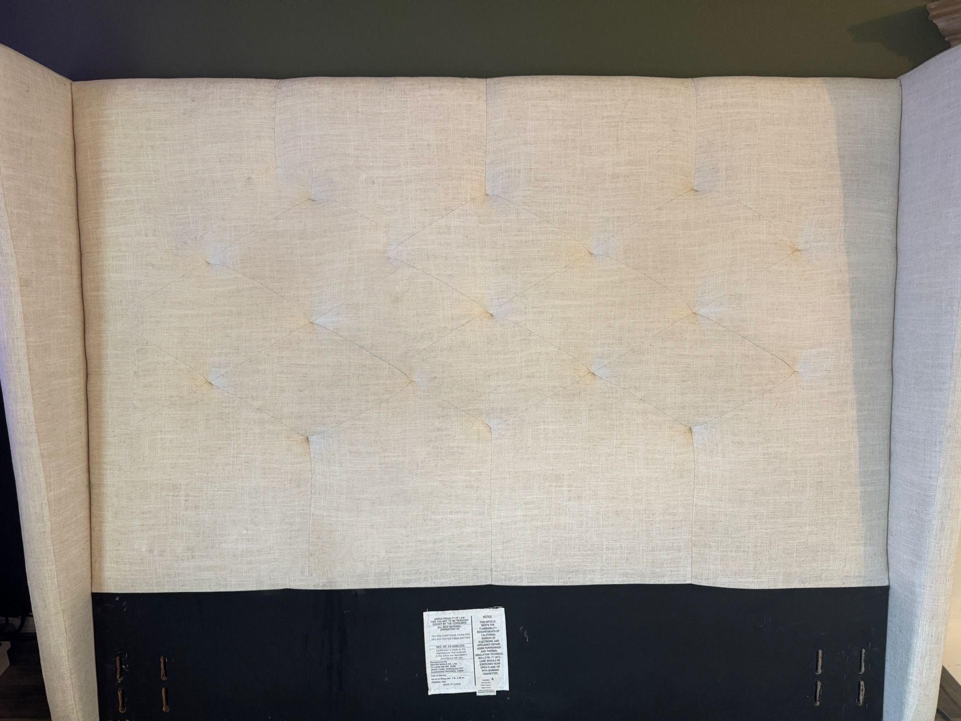 Linen Head Board For Queen Bed