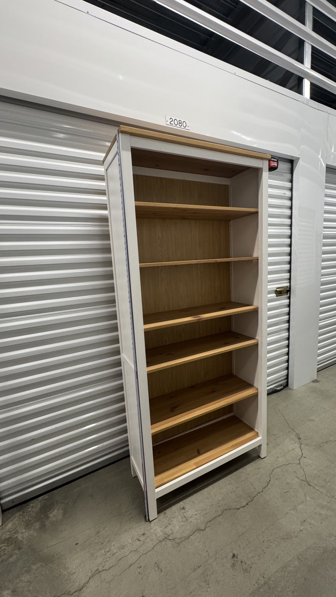 HEMNES Bookcase, white stain/light brown, 35 3/8x77 1/2 “ IKEA