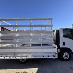 Heavy-Duty Glass Truck Rack / Glass Transport Body (Isuzu NPR Fitment)