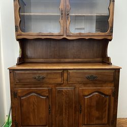 vintage china cabinet