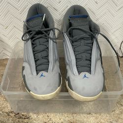 Air Jordan 14 Retro “Flint Grey” – Men’s 11 – Good Condition